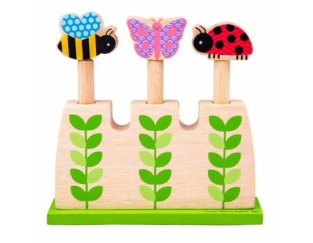 Jucarie din lemn Pop-Up - In gradina - RESIGILAT